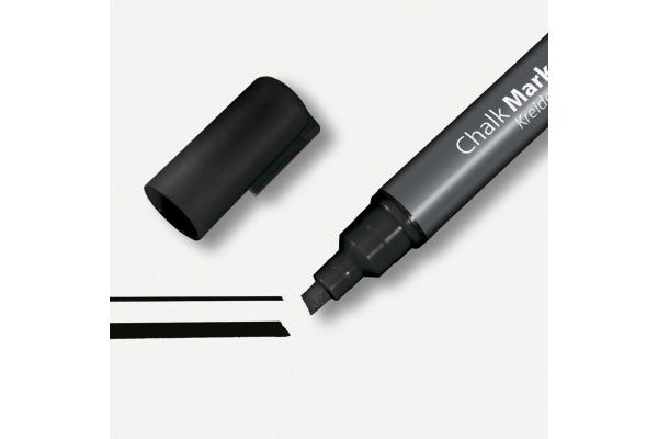 Produktbild Sigel Kreidemarker 1-5 mm schwarz (Schwarz, 5 mm, 1 x)