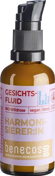 Benecos Gesichtsfluid Wildrose HARMONISIERER:IN (50 ml, Gesichtswasser)