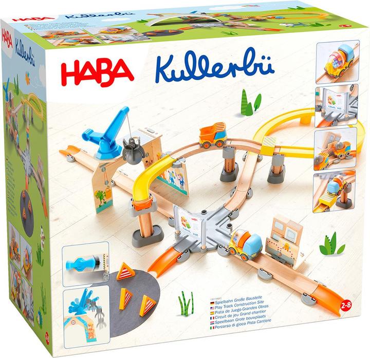 Produktbild Haba Kullerbü Spielbahn Grosse Baustelle **