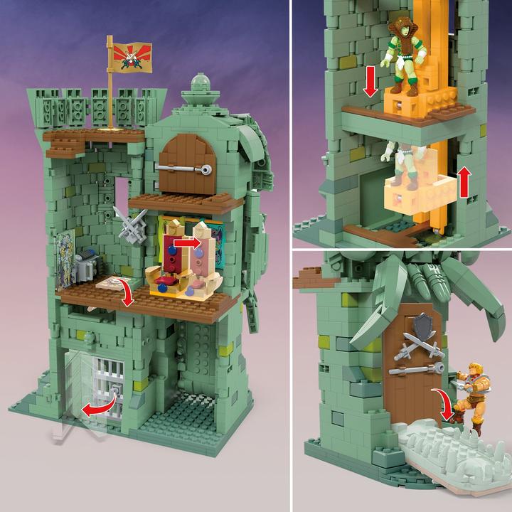 Actual product image Mega Construx Probuilder Masters of the Universe Castle Grayskull