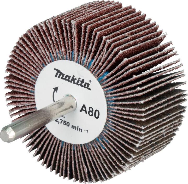 Image du produit Makita Roue à lamelles abrasives 60 x 30 / G80 (80)