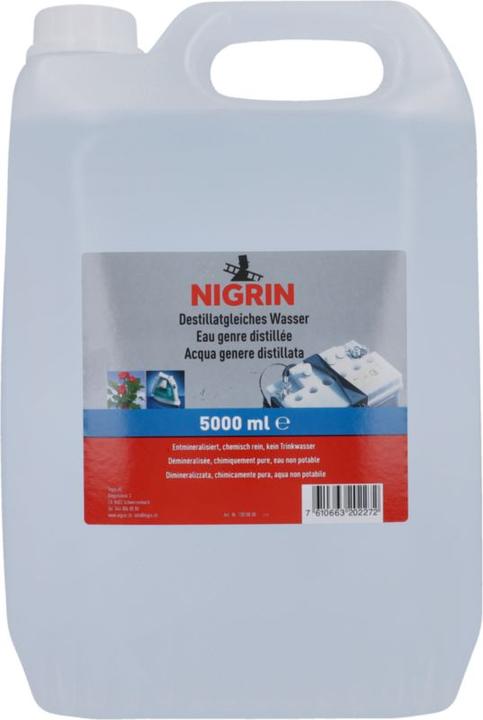 Produktbild Nigrin Destillatgleiches Wasser (5 l)