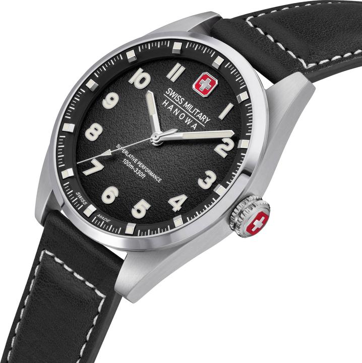 Actual product image Swiss Military Hanowa Herrenuhr (Watch with gemstone, 42 mm)