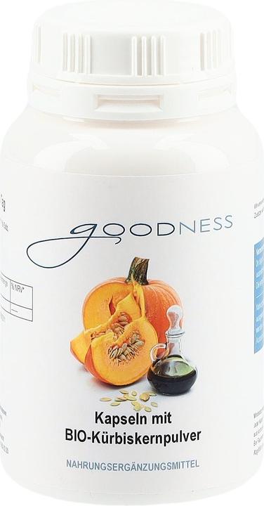 Goodness BIO-Kürbiskernpulver Kapsel 600 mg (150 Stück, Kapseln, 123 g)