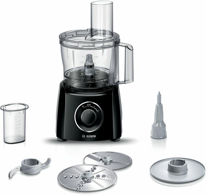 Bosch Hausgeräte Bosch MultiTalent 3 Küchenmaschine 800 W 2,3 L Schwarz, Transparent (800 W)