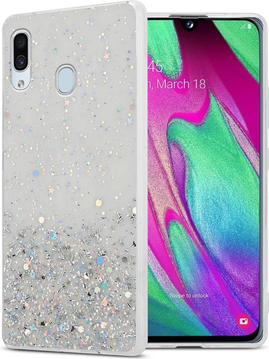 Image du produit Cadorabo Couverture TPU paillettes scintillantes (Samsung Galaxy A40)