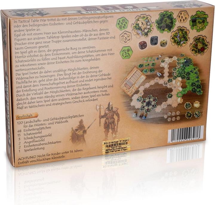 Image du produit Tactical Table War Le jeu de plateau stratégique de construction de base de la Forêt Noire (Allemand)