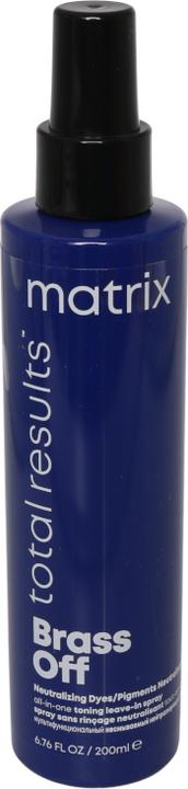 Immagine prodotto Matrix Total Results Brass Off Spray per Capelli Neutralizzante Toni Gialli 200Ml (200 ml)