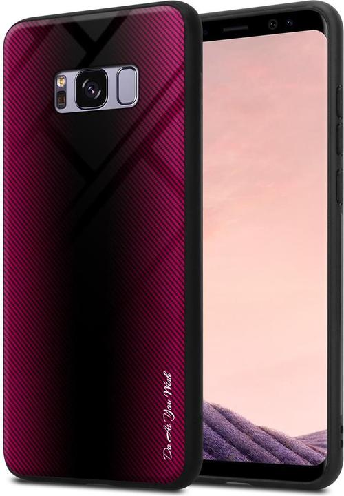 Image du produit Cadorabo TPU Couverture en verre rayé (Samsung Galaxy S8+)