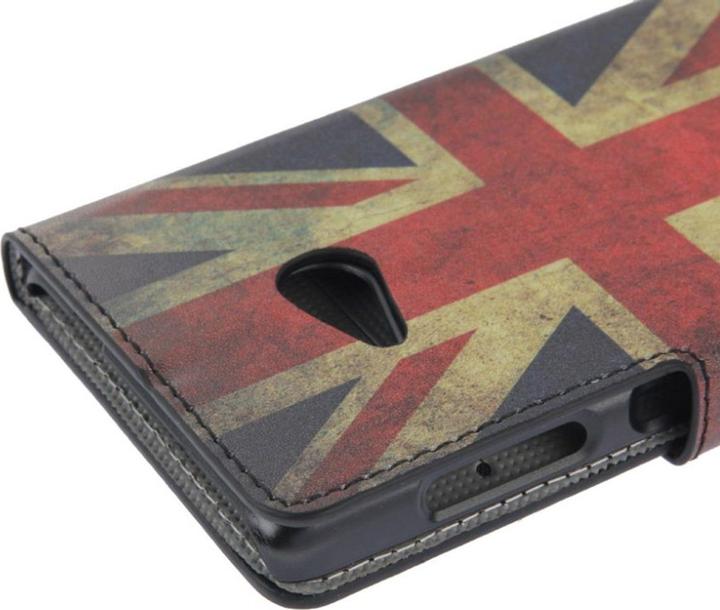 Produktbild König Design Handyhülle Tasche für Handy Microsoft Lumia 535 Retro Fahne England (Microsoft Lumia 535)
