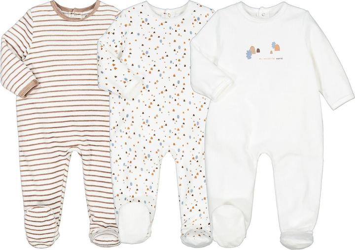 Produktbild La Redoute Collections 3er-Pack Strampler (60)