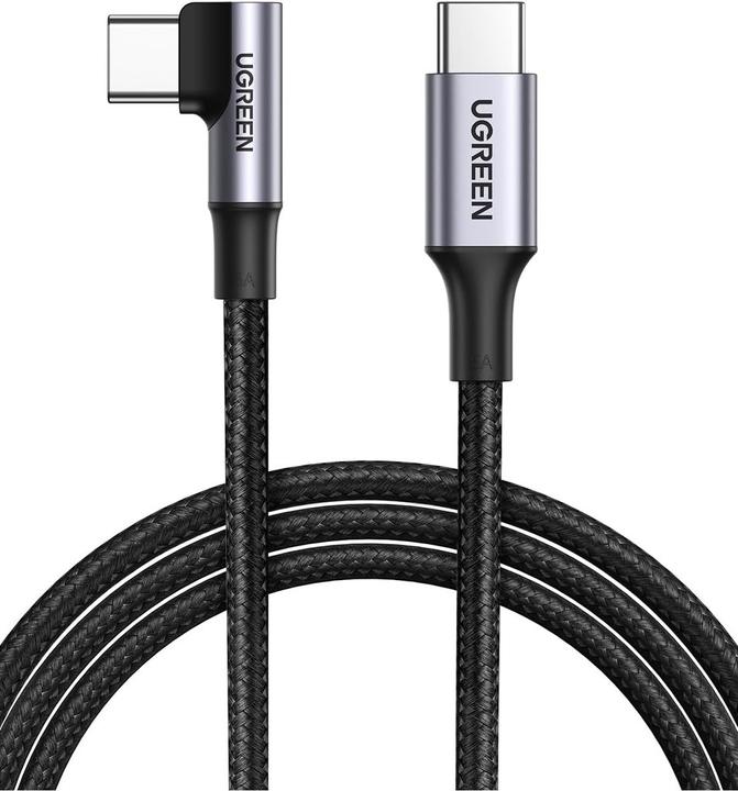 Image du produit Ugreen Câble de données USB-C 2.0 vers USB-C 2.0 coudé 3A (3 m, USB 2.0, 60 W)