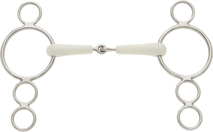 Actual product image Lorina Flexi Simple Broken 3 Ring Snaffle