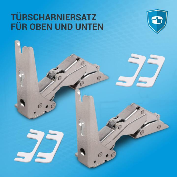 Produktbild Vioks Türscharnier-Set für AEG und Küppersbusch Kühlschranke