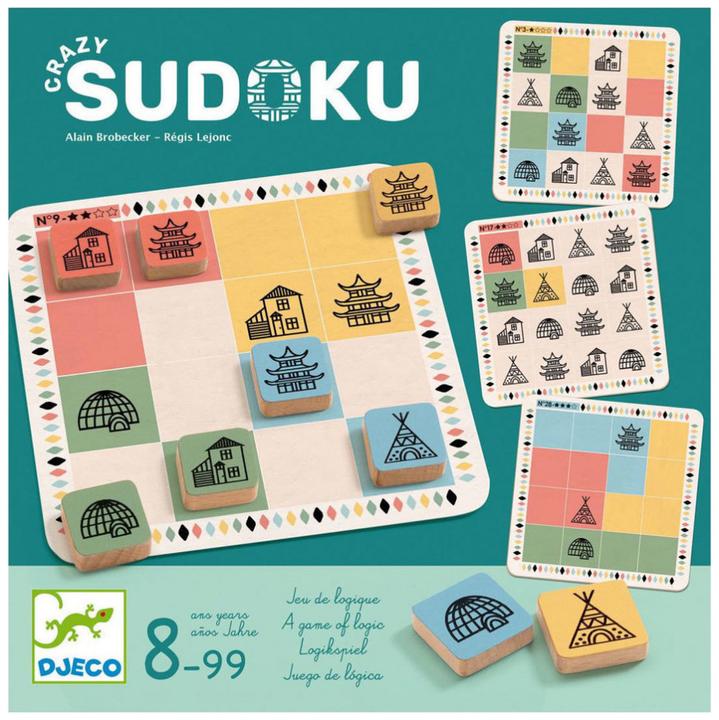Produktbild Djeco Crazy sudoku (Englisch, Italienisch, Französisch, Deutsch)