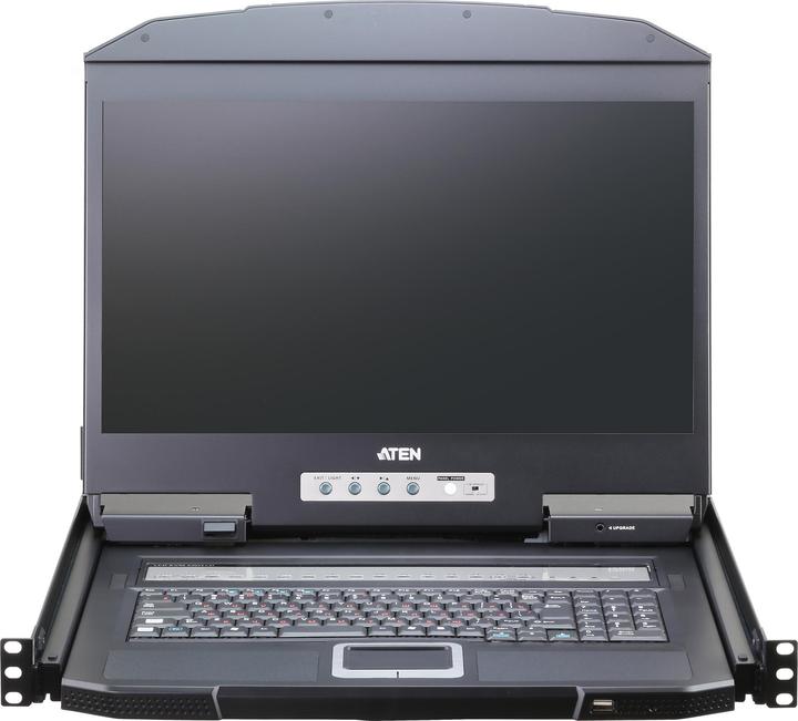 Produktbild Aten CL3116NX KVM-Switch, 18,5Zoll TFT, VGA, PS/2-USB, 16 Port, DE-Layout