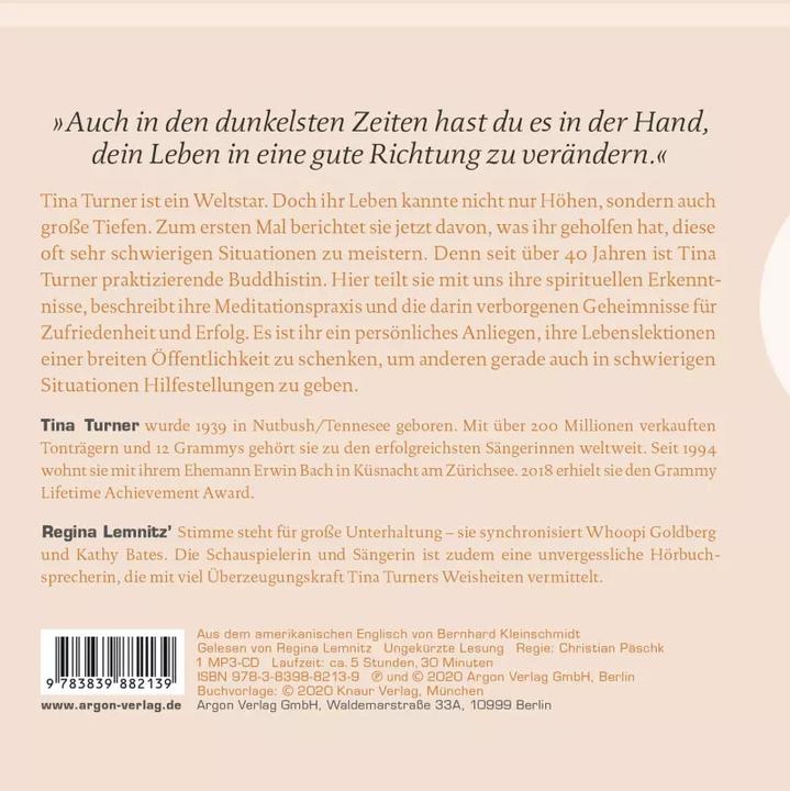 Produktbild Happiness (Tina Turner, Bernhard Kleinschmidt, Regina Lemnitz, Deutsch)