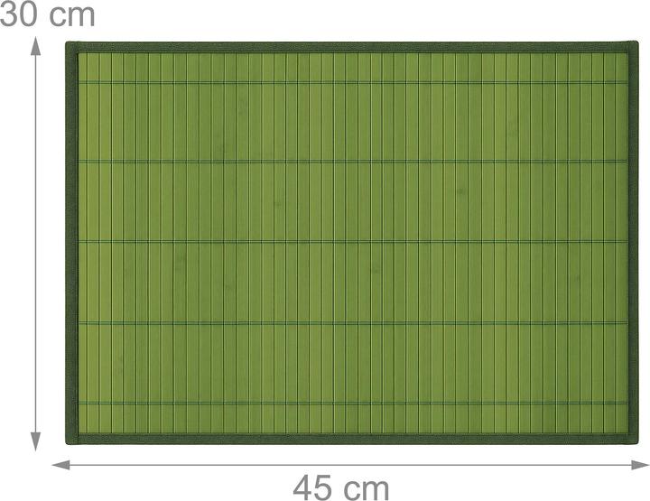 Actual product image Relaxdays Placemat 6pcs. (6 pcs., 45 x 30 x 0.3 cm)