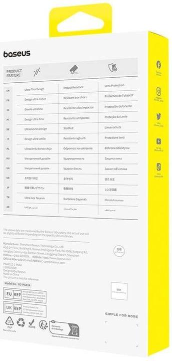 Produktbild Baseus iPhone 15 Pro - Diamond Schutzfolie Panzerglas (1 Stück, Apple iPhone 15 Pro)