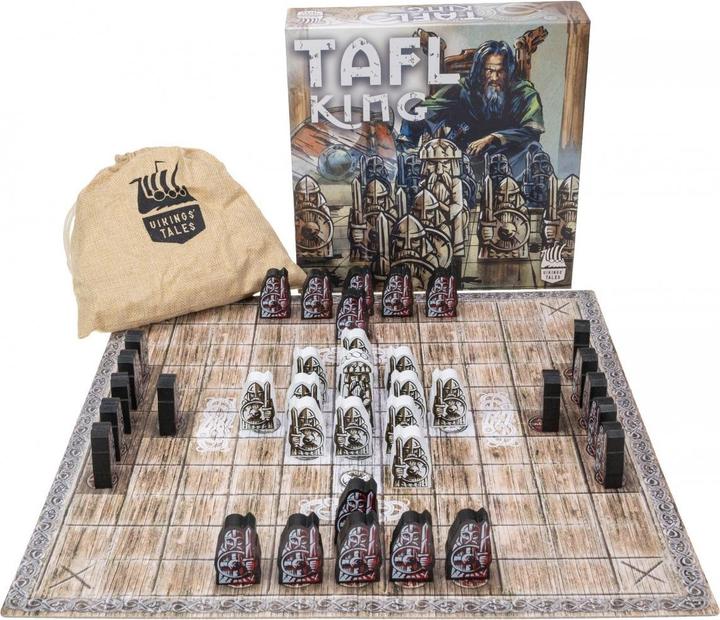 Produktbild Tactic Viking's Tales: Tafl King (58984) (Schwedisch, Englisch, Russisch, Niederländisch, Französisch, Italienisch, Litauisch, Finnisch, Deutsch, Spanisch, Ukrainisch, Estnisch, Polnisch)
