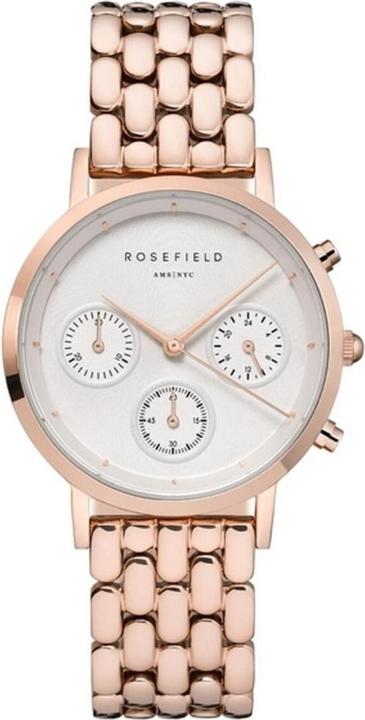 Immagine prodotto Rosefield Il Chrono Bianco Oro Rosa (Orologio da polso analogico, 33 mm)