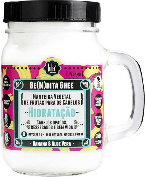 Actual product image Lola Cosmetics Bemdita Ghee Hidratação Banana E Aloe Vera 350g/12.3fl.Oz