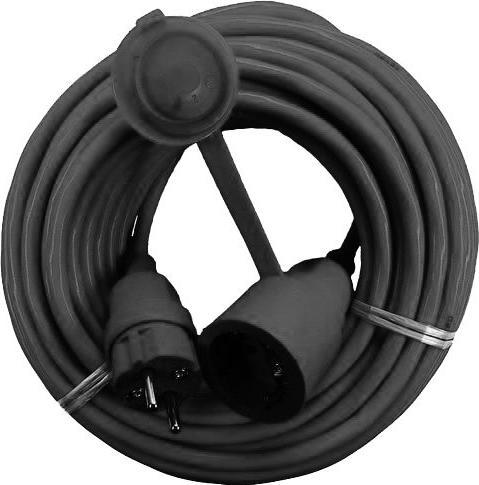 Actual product image As - Schwabe Diverse Schwabe Power extension cable 10 m black (10 m, CEE 7/3)