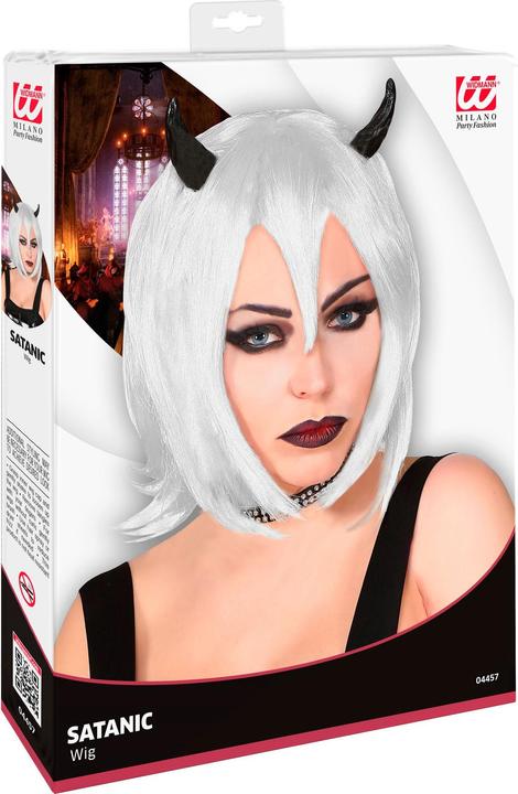 Produktbild Magni Widmann 04457 - Perücke Teufel, Cosplay, Gothic, Motto-Party, Karneval, Halloween