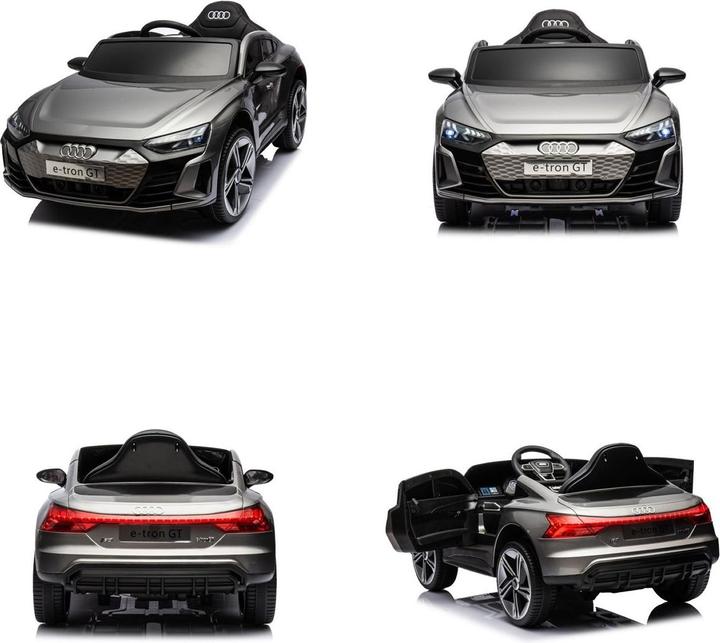 Image du produit Es-toys Véhicule pour enfants - voiture électrique "Audi E-Tron GT" - sous licence + MP3 + cuir + EVA (12 V)