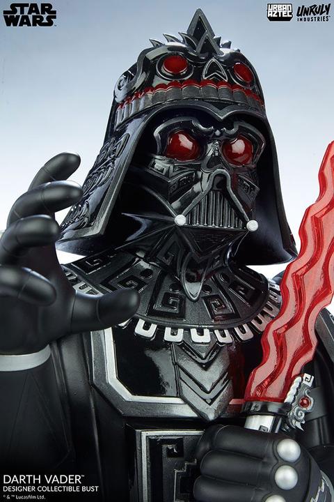 Produktbild Unruly Industries Star Wars Super buste vinyle Urban Aztec Darth Vader by Jesse Hernandez 25 cm