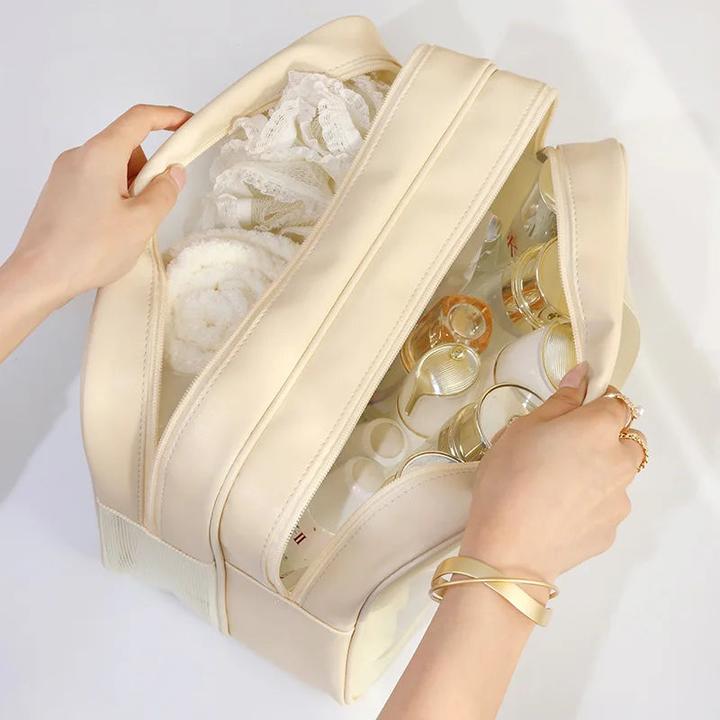 Actual product image Only-Bags.Store Wet-dry separator make-up bag portable toiletry bag travel essentials large capacity