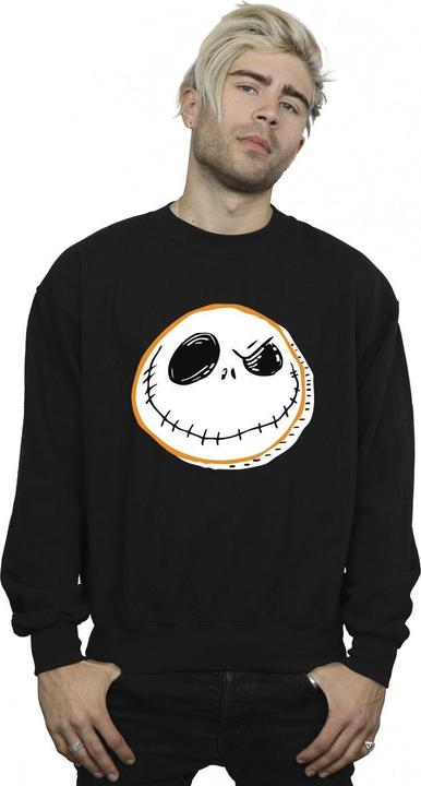 Immagine prodotto Disney The Nightmare Before Christmas Jack Face Felpa Uomo (L)