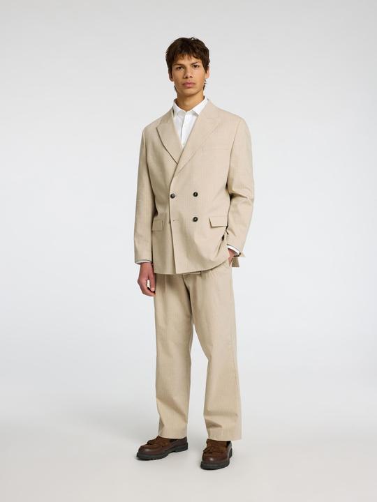 Produktbild Selected Homme Relaxed Fit Nadelstreifen Zweireihiger Blazer (50)