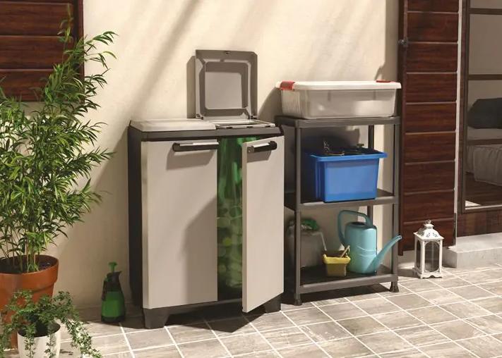 Immagine prodotto Keter Armadio per il riciclaggio Split Premium in plastica nera 220 l (220 l)