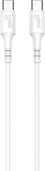 Gear GEAR-Kabel USB-C auf USB-C 2.0 0,5 m Kabel weiss (0.50 m, USB 2.0)
