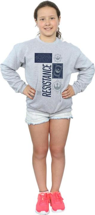 Actual product image Star Wars Girls The Last Jedi The Resistance Sweatshirt (128)