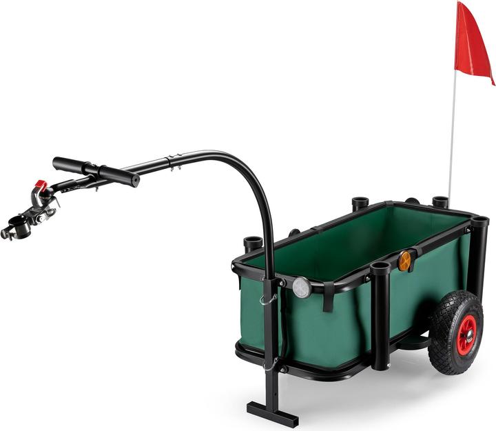 Produktbild Wiltec Angelwagen mit Tasche Angel Trolley bis 50kg Bollerwagen Transportkarre