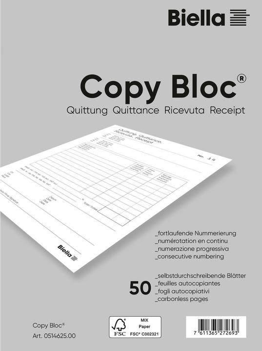 Image du produit Biella Bloc de copie (100 x)