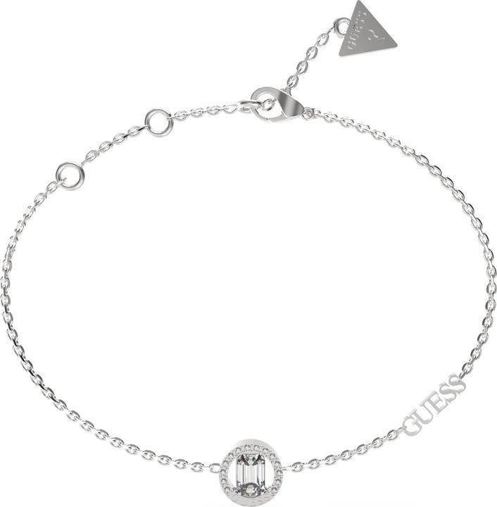Immagine prodotto Guess Bracciale con cristalli rotondi (18.50 cm, Acciaio inossidabile)
