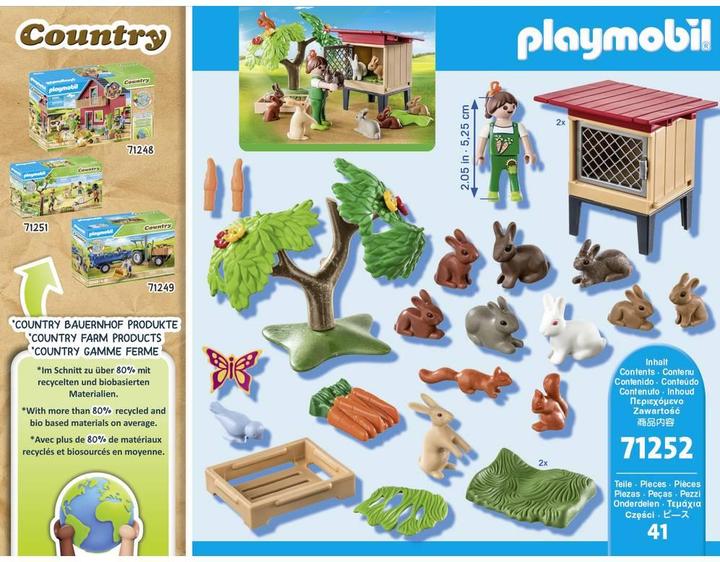 Immagine prodotto Playmobil 71252 Conigliera (71252, Paese Playmobil)