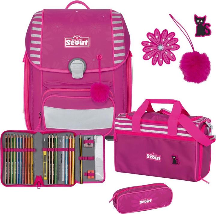 Scout Genius Schulrucksack Set Pretty (19 l)