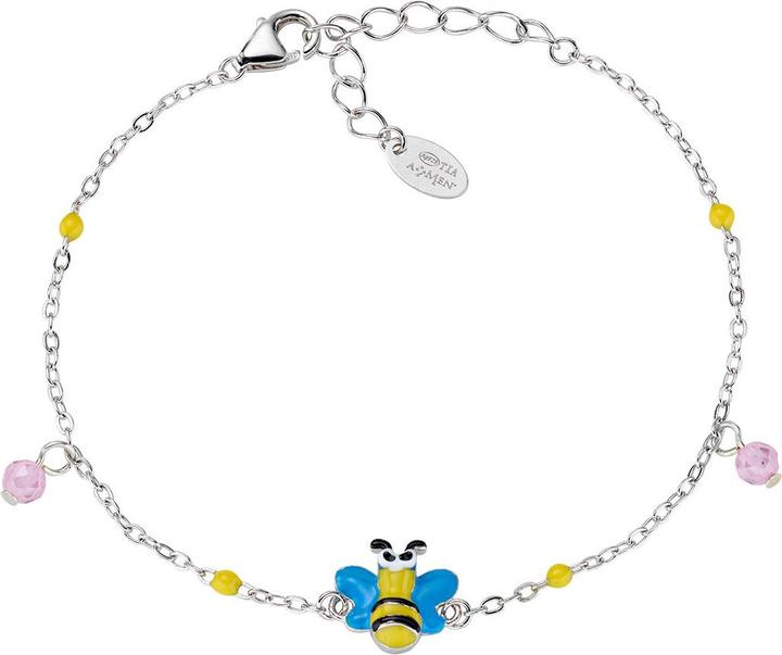 Amen Junior Bee Armband (16 cm, Emaille, Silber 925)