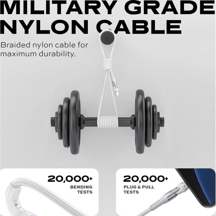 Produktbild Statik 360° Pro drehbares 5-1 Ladekabel 2m (2 m, USB 2.0, 100 W)
