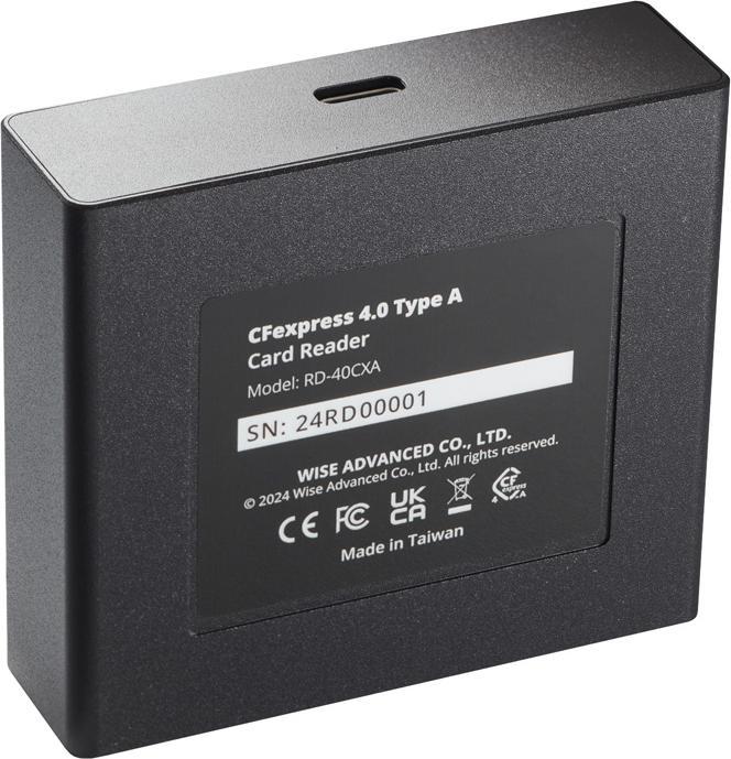 Actual product image Wise CFexpress 4.0 Type A Card Reader WI-RD-40CXA (USB 4)