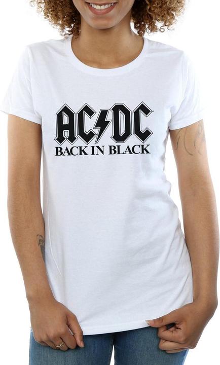Immagine prodotto AC/DC Maglietta in cotone con logo Back in Black Donna/Ladies (M)