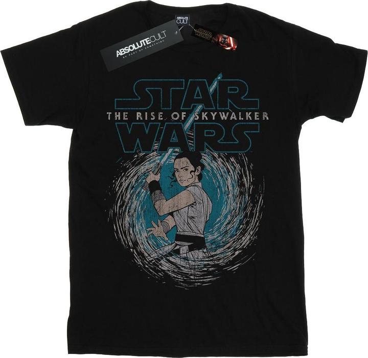 Star Wars The Rise Of Skywalker Rey Whirl TShirt (M)