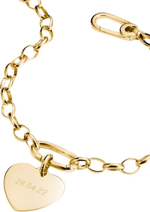Immagine prodotto Thomas Sabo Charm-Anhänger Herz gross Connect vergoldet (Argento)