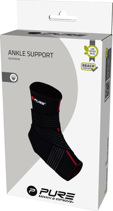 Actual product image Luxtri Ankle Brace L Unisex Neoprene Foot Bandage for Stability, Compression Subtalar Joint Sports (L)