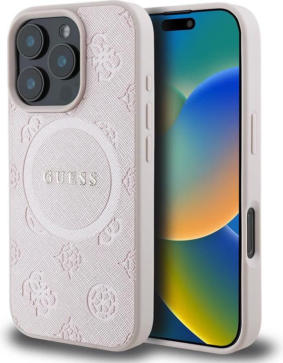 Actual product image Guess Safiano Peony Case (Apple iPhone 16 Pro Max)