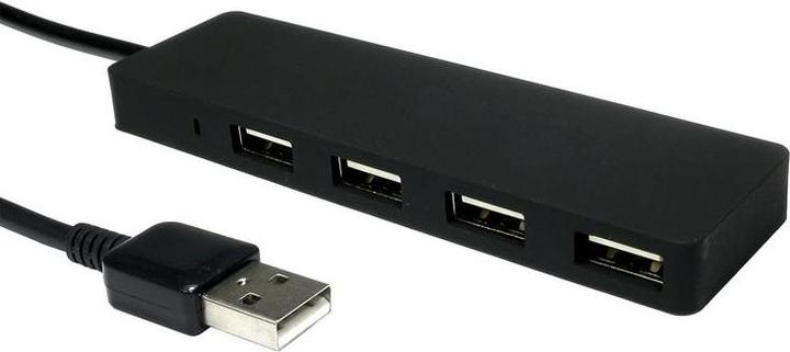 Produktbild Rs Pro USB 2.0 USB-Hub, 4 USB Ports, USB A, USB, 105 x 30 x 10mm (USB-A, 4 Ports)